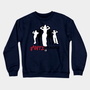 silhouette of the group Le sserafim at the dance of antifragile Crewneck Sweatshirt